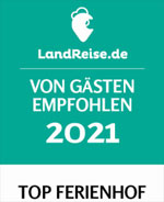 Top Vereinhof 2021 bei landreise.de